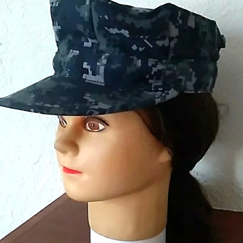 Army Surplus, United States Navy 💥 Authentic Cap, Navy Camouflage